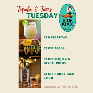 EVERY TUESDAY Dining Special