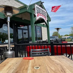Outdoor seating