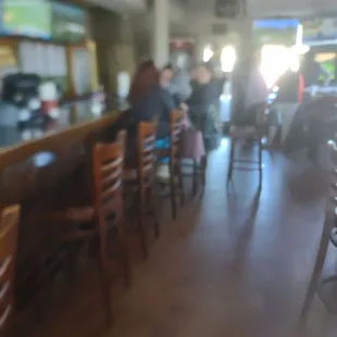 people sitting at the bar
