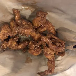 Bourbon Blaze Boneless Wings