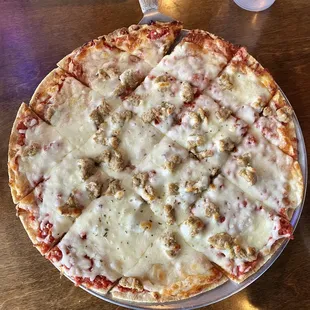 12&quot; pizza with Sausage