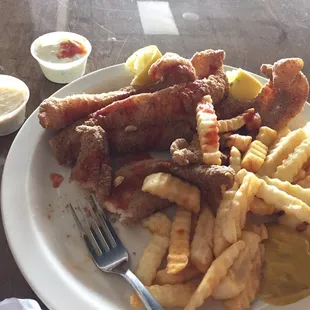 Catfish and chips!