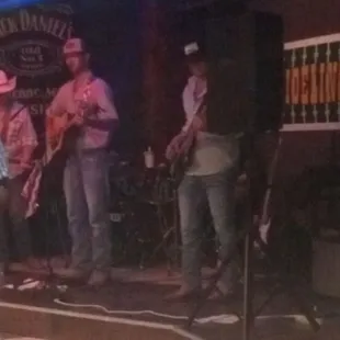 Live Band &apos; WHISKEY ROW&apos; on stage on Saturday night They were really good. They payed Country &amp; Rock