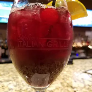 Sangria on Sundays... $3 and totally worth it.