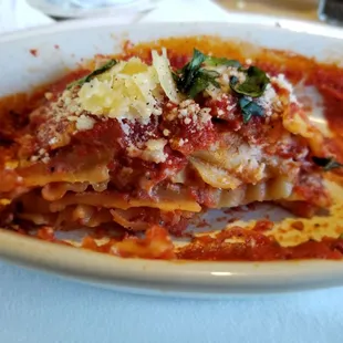 Inside look at the lasagna