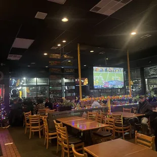 people sitting at tables