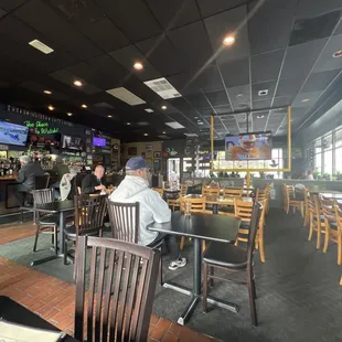Sitting in the back for lunch