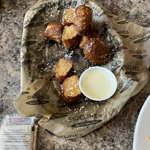 Pretzel Bites a must