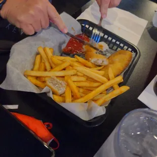 Cod with fries