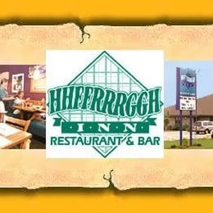the front and back of the restaurant