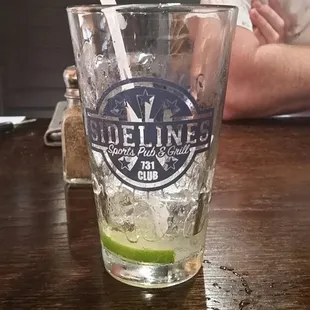 This was my 14 dollar Margarita. When I asked why it was 14 dollars the bartender said - Don Julio is expensive. I didn&apos;t buy the bottle.