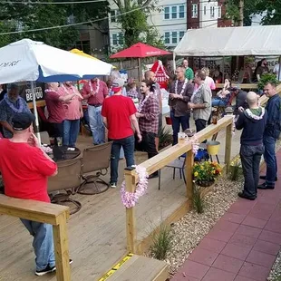 Have us host your next Fundraising event on the patio!