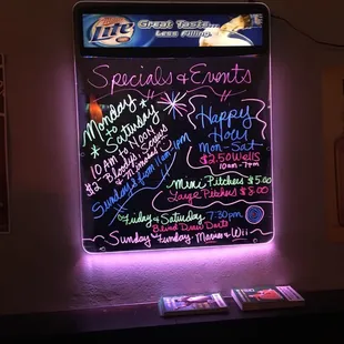 Happy hour from 10AM-7PM like woah.