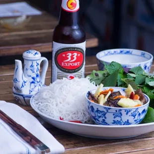 Presidential Special- Beer and Bun Cha