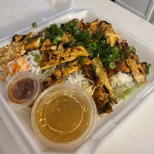 Chicken Vermicelli Dish