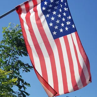 Flag for the 4th flying!