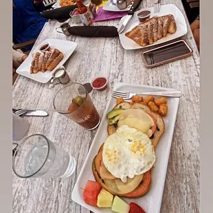 Avocado Toast - French Toast - Bloody Mary