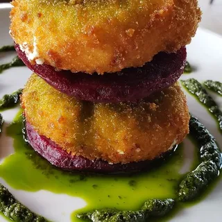 Fried Goat Cheese & Beet Stack