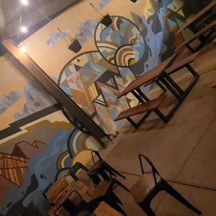 Great patio and occasionally we are surprised with a DJ on the weekends