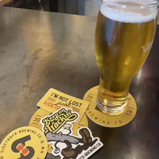 Stickers and the bar