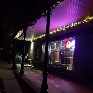 the outside of the building