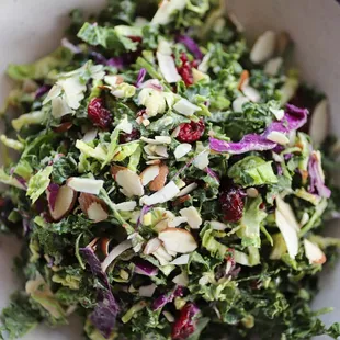 Kale &amp; Brussel Sprout Salad