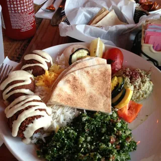 Falafel Veggie Plate