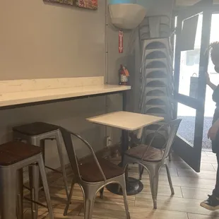 Limited but some inside seating