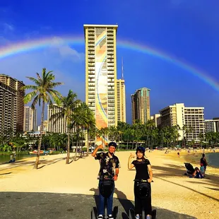 Rainbow over Hilton Hawaiian Village