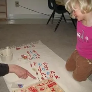 Language materials - the moveable alphabet