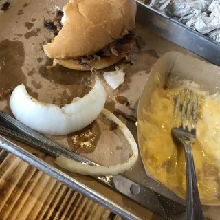 Chopped Brisket Sandwich