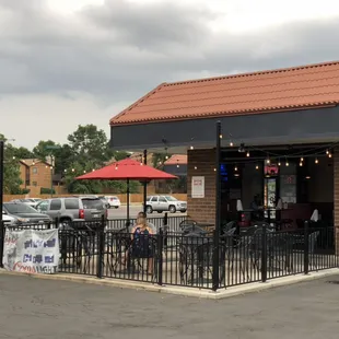 New patio lights in 2018; just another addition to add some charm to our neighborhood spot.