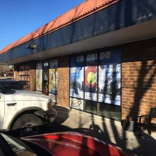 Window graphics at Sideways Sports Lounge.