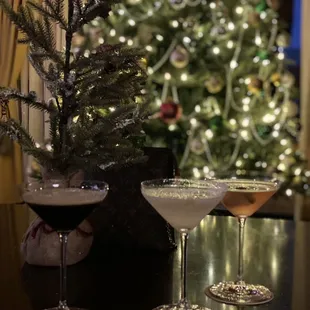 Espresso martini, Lemon drop, Xrated cosmo