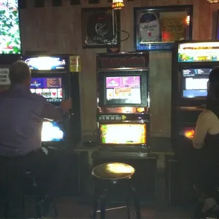 people playing video games