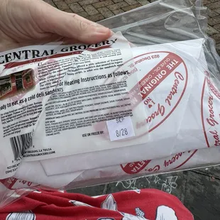 Expired sandwich that the cashier at Sidney's refused to take back.