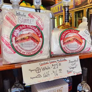 Muffaleta sandwiches