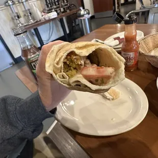Falafel wrap