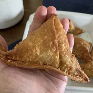 Generous sized Samosa