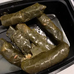 Highly recommend these meatless grape leaves. They&apos;re so tender and easy to chew.