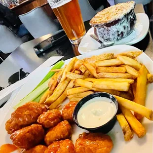 Boneless Wings and Best Ever Baked French Onion Soup