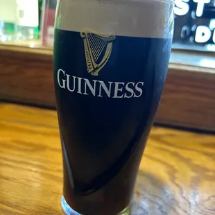 a pint of guinness