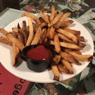 Home made fries were delicious