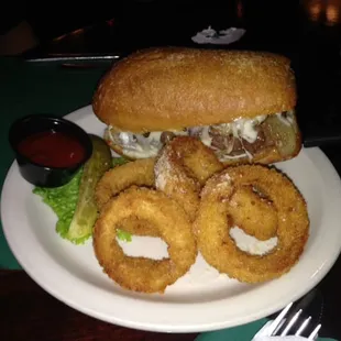 Open Faced Steak Sandwich