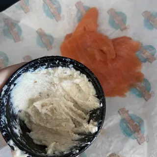 Lox Cream Cheese 1/2 LB