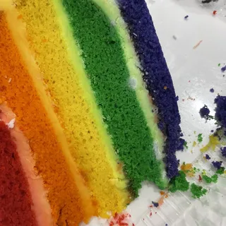 RAINBOW CAKE SLICE