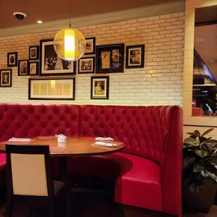 The booth across from my table.