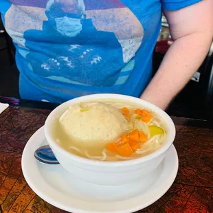 This is a cup! If matzo ball soup