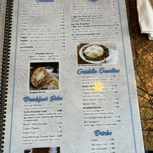 Menu page 4