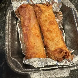 1/2 Reuben Egg rolls (2)